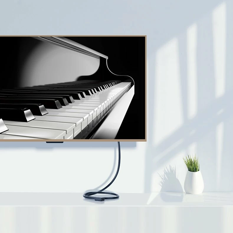 Kabllo HDMI Ugreen HD107 10140, 0.5m, 4K, E zezë