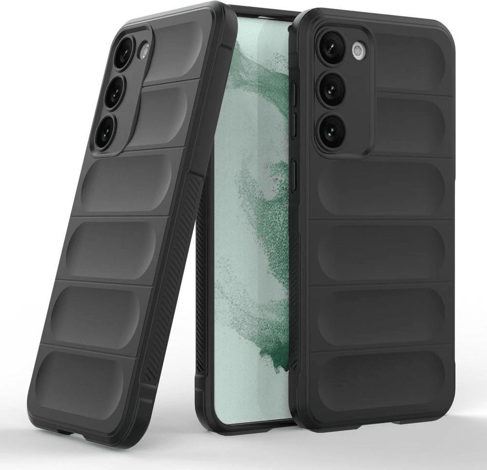 Mbështjellës silikoni Wave ONASI 17096 për Samsung Galaxy A14, i zi