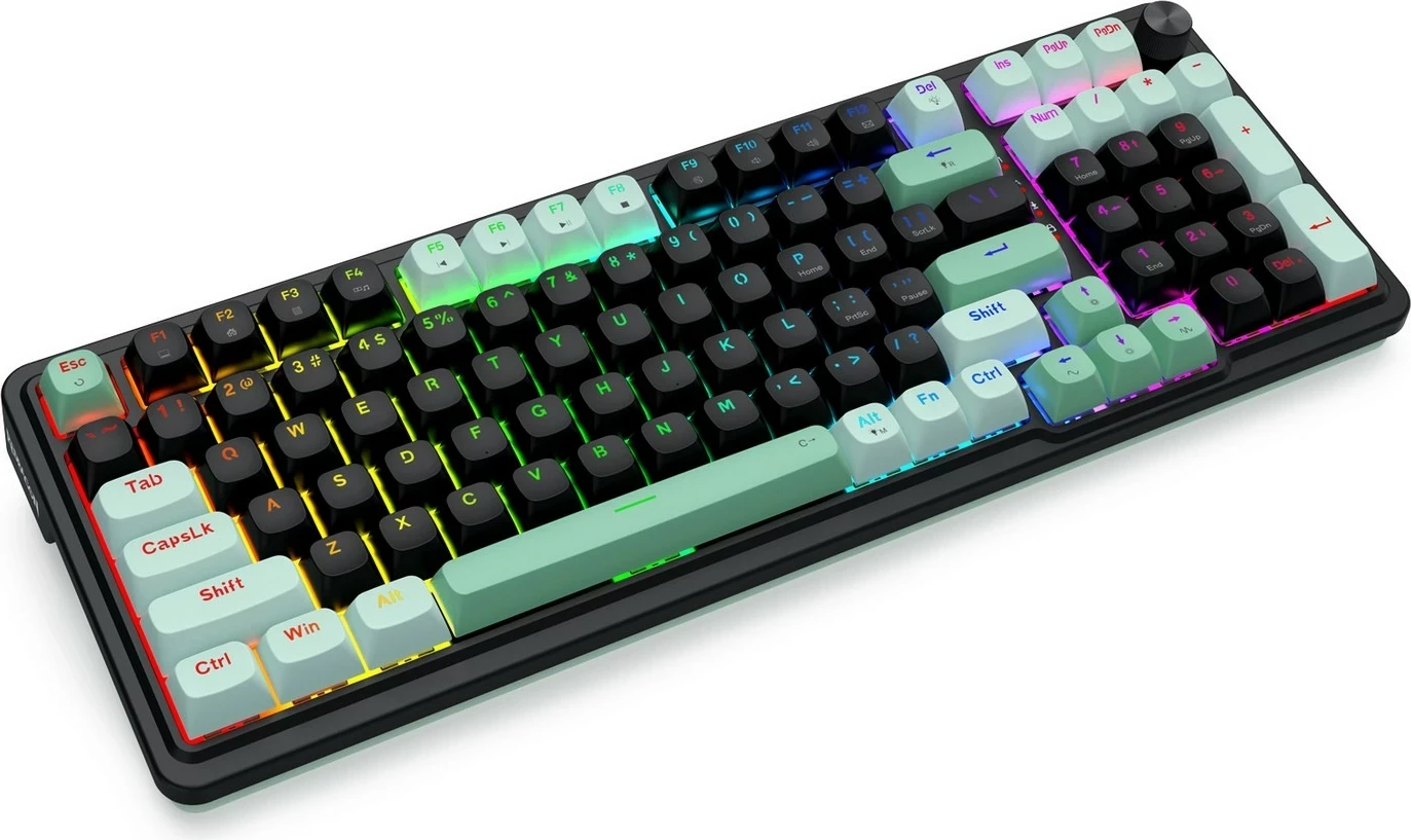 Tastierë Redragon EISA Magnetic K686BG-RGB-M, 96%, RGB, me tela, e zezë