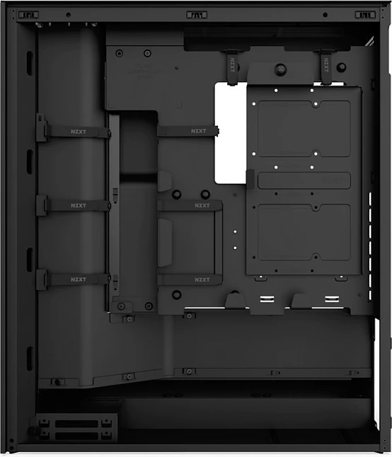 Kasë NZXT H7 Flow RGB, Midi Tower, ATX/EATX/micro ATX/Mini-ITX, Tempered Glass, e zezë
