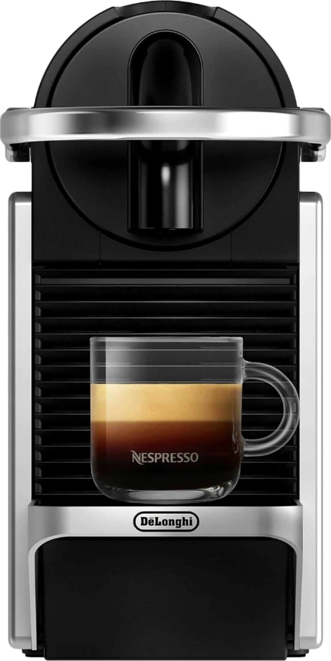 Makinë kafe me kapsula DeLonghi Nespresso Pixie EN127.S, 1 L, 1260 W, 19 bar, argjend/gri