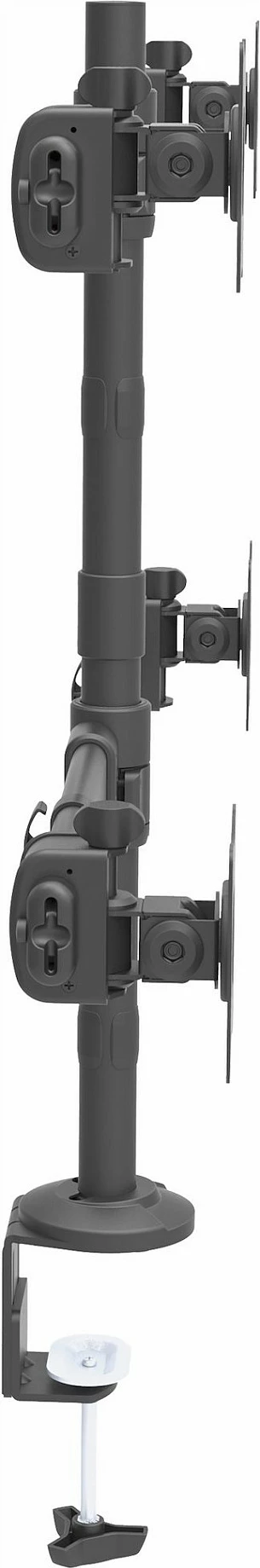 Mbajtës për 4 monitorë StarTech Quad, VESA 75x75/100x100, montim në tavolinë clamp/grommet, i zi