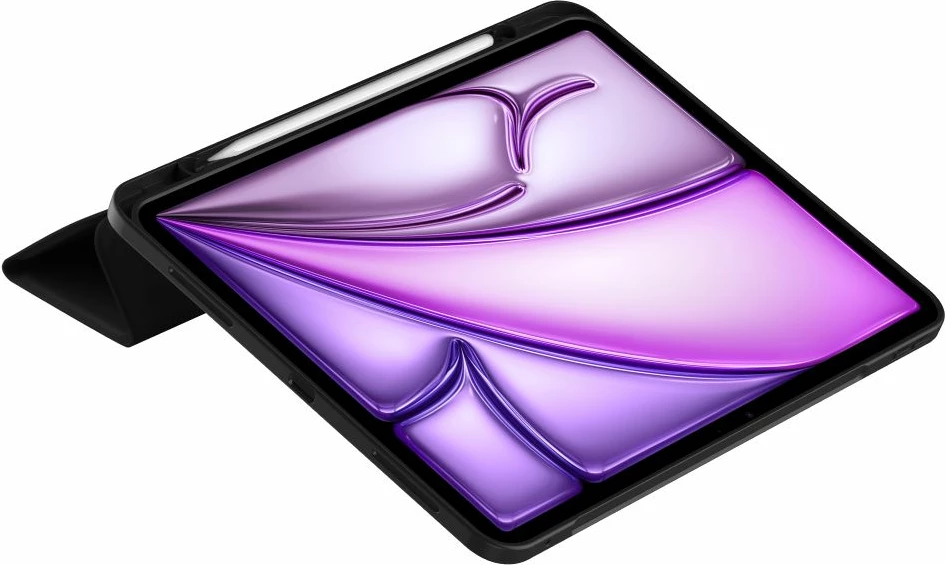 Mbështjellës tablet Tech-Protect SC Pen Case për iPad Air 13" (2024), me vend për Apple Pencil, kapak palosës me sleep/wake, këllëf silikon, i zi