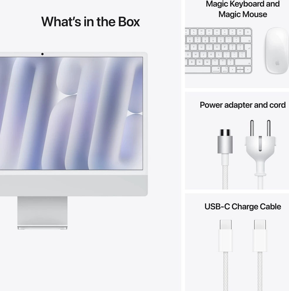 Apple iMac 24 M4 16GB 256GB Silver