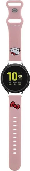 Rrip smartwatch Hello Kitty Silicone Kitty Head, 20mm, rozë