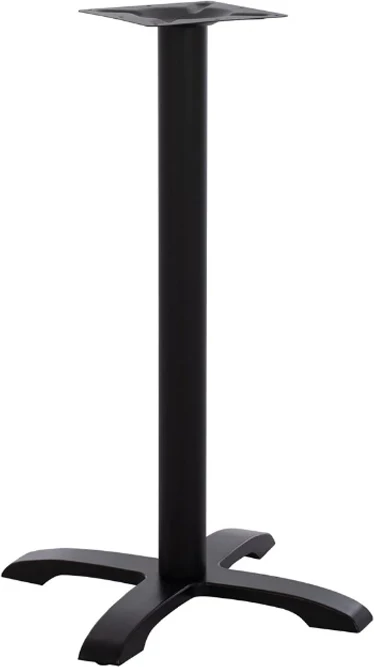 Baza e tavolinës metalike, ngjyrë e zezë, 48x48x94 cm