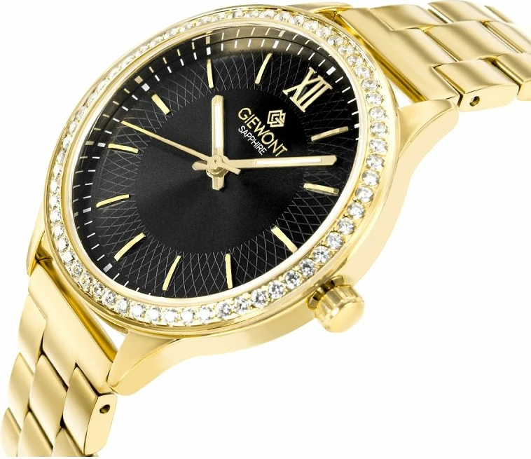 Orë dore femrash Giewont GW1140-B4, gold black, set