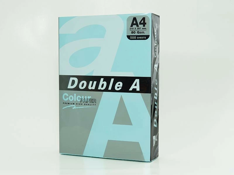 Double A Leter Me Ngjyre A4 80Gr Ocean 25Fl