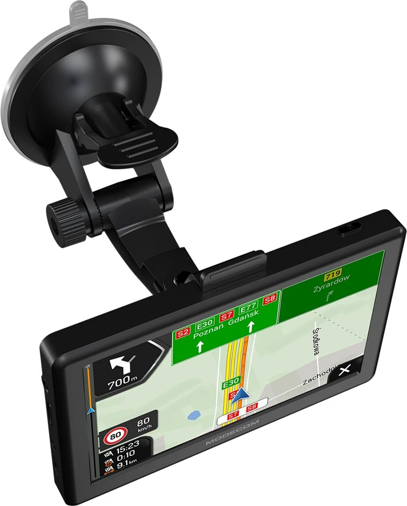 GPS navigacion për vetura MODECOM FreeWAY CX 5.0 me MiGO Navigation Truck, 8 GB, Ekran 5", i zi