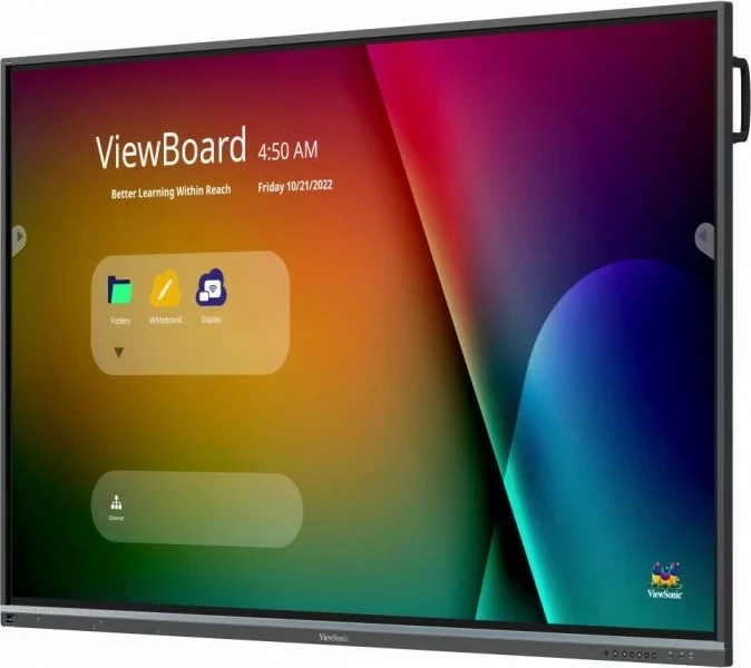 Ekran interaktiv Viewsonic IFP7550-5F, 75 inç, 4K Ultra HD, 64GB, Touchscreen