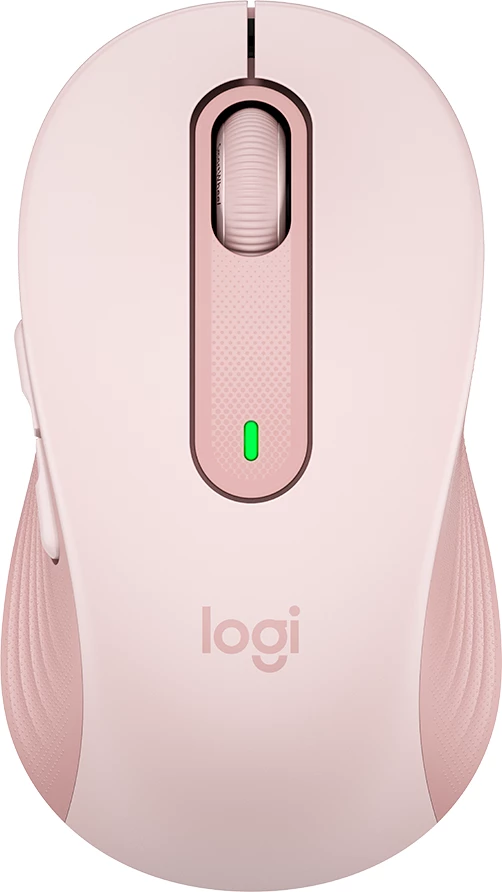 Maus Logitech Signature M650 wireless Bluetooth/RF, 5 butona, 400-2000 DPI, me USB receiver, rozë