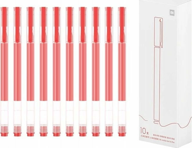 Stilolaps xhel Xiaomi BHR8863GL 0.5 mm set 10 copë i kuq