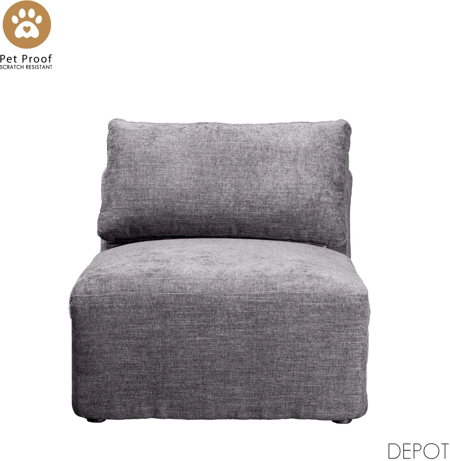 Fotel BOX, ngjyrë gri Vogue 14, 82x107x85