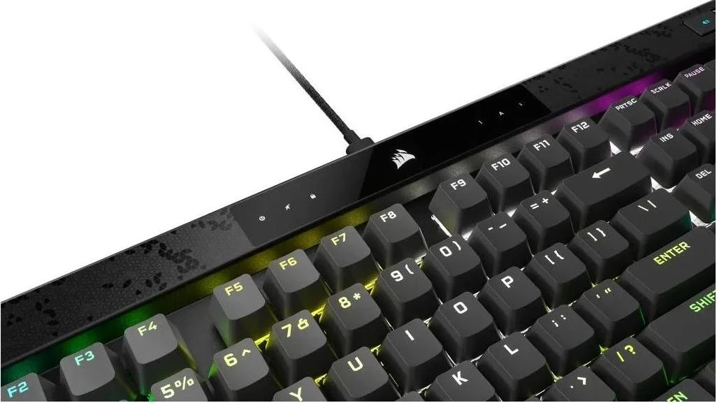 Tastierë Corsair K70 RGB PRO MAX, e zezë