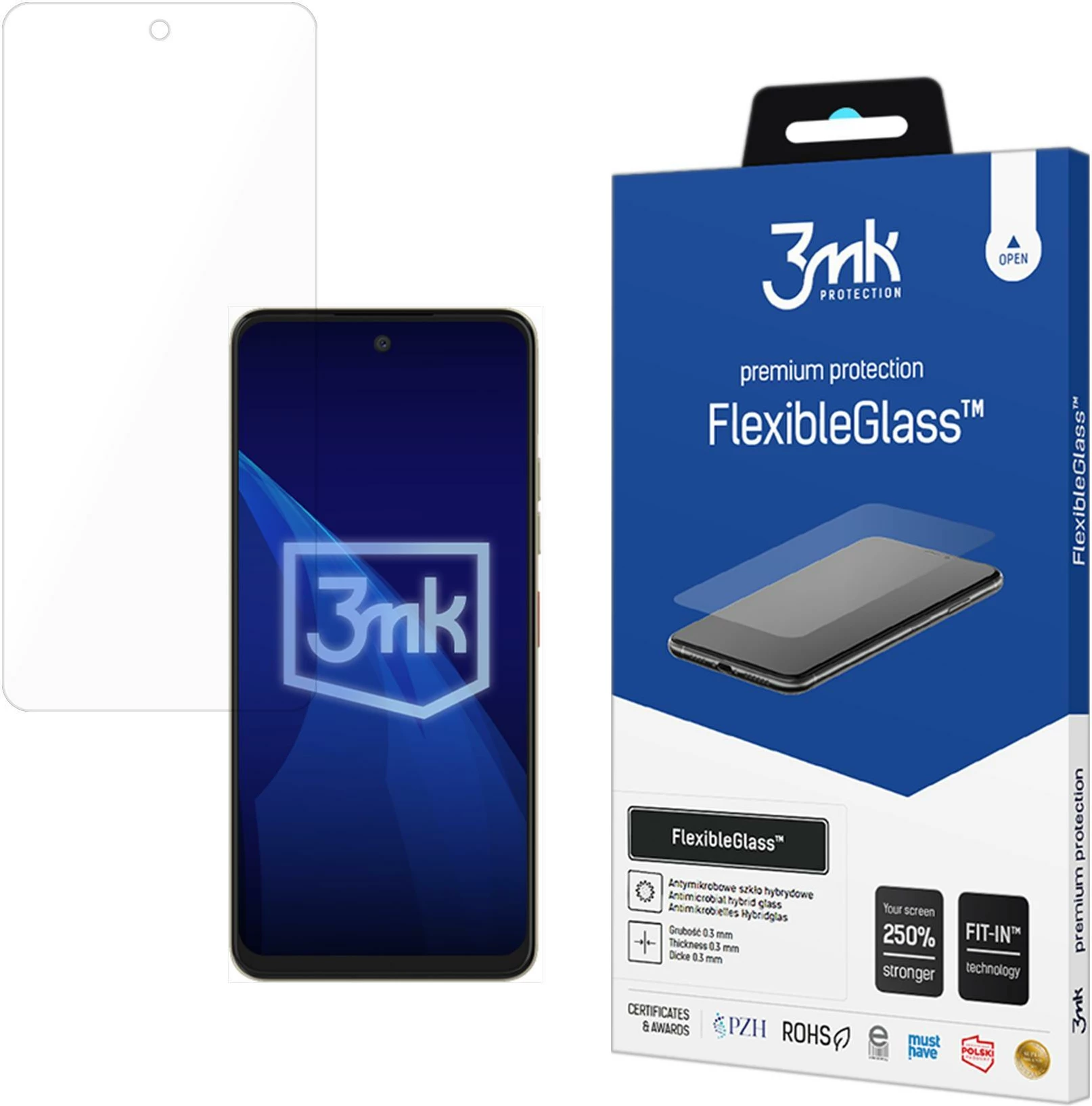 Mbrojtës ekrani FlexibleGlass 3mk për Nubia Music, transparent