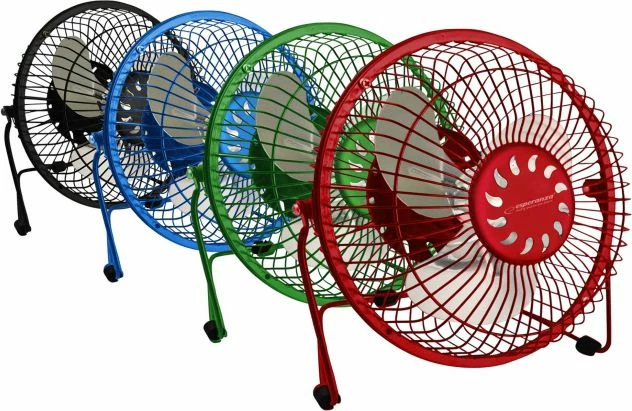Ventilator USB tavoline Esperanza Yugo EA149R, 1 shpejtësi, kënd i rregullueshëm, kuq 6