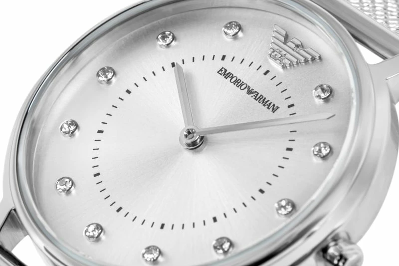 Orë dore për femra Emporio Armani Kappa, argjendi