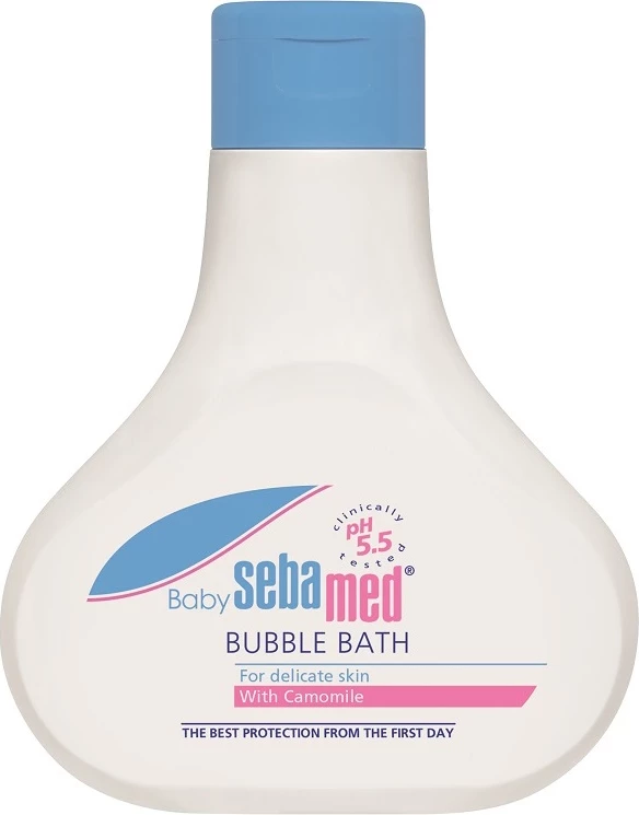 Lëng banje me flluska për fëmijë Sebamed Baby Bubble Bath, 200ml