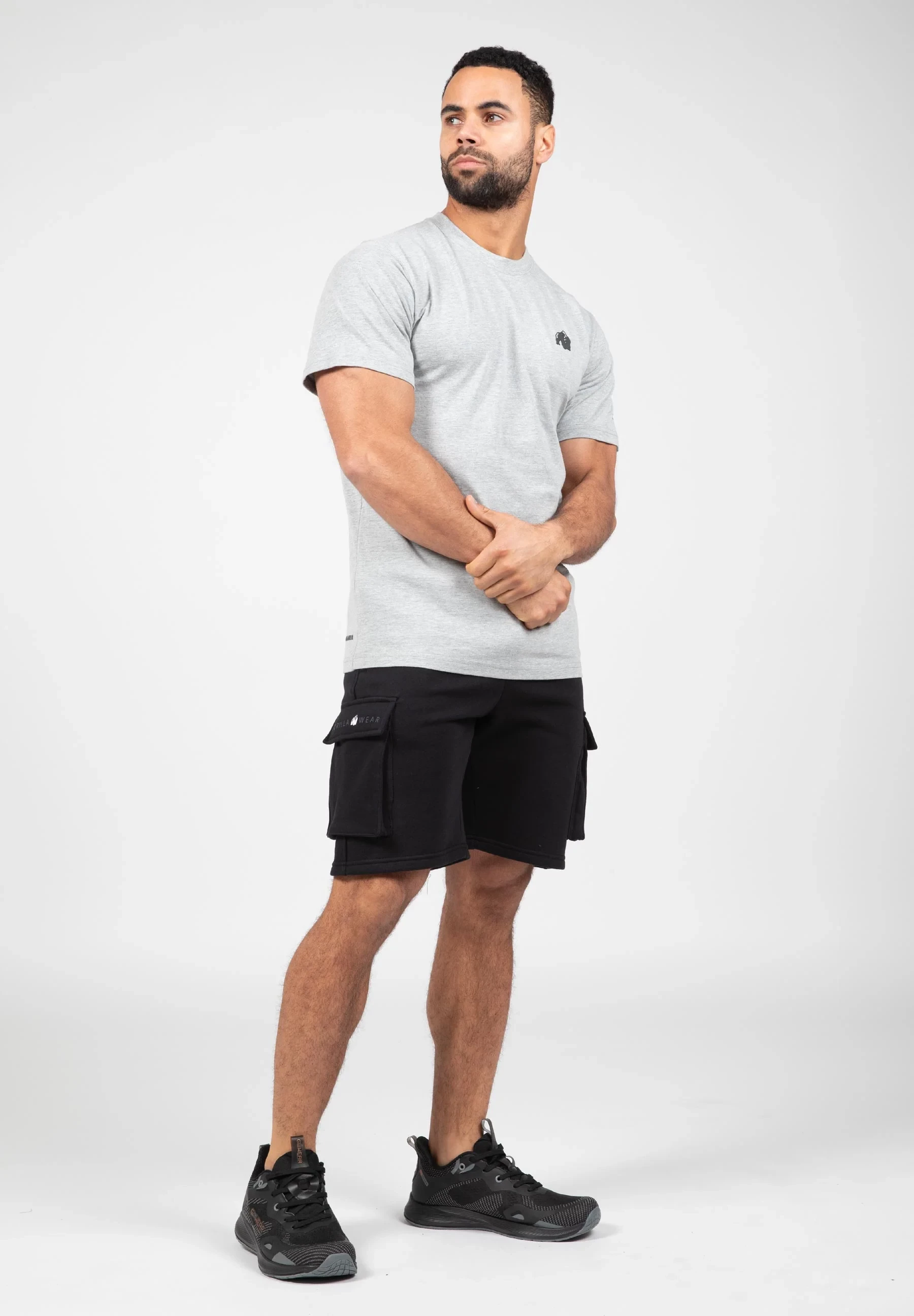 Hudson Cargo Sweat Shorts - Black [Madhësia: M]