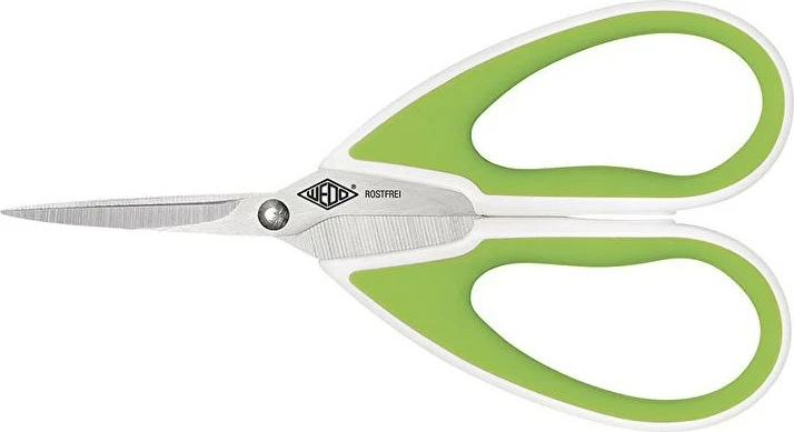 Gërshërë WEDO Comfortline 15cm, çelik, gjelbër/bardhë