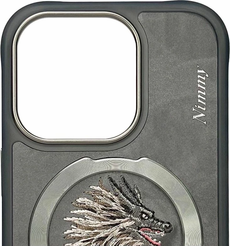 Kapak MagSafe Nimmy Dragon për iPhone 16 Pro, gri