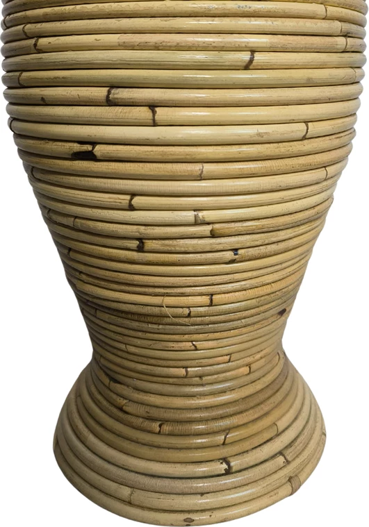 Vazo Virnia, ratan PE, ngjyrë natyrale, 40x70cm