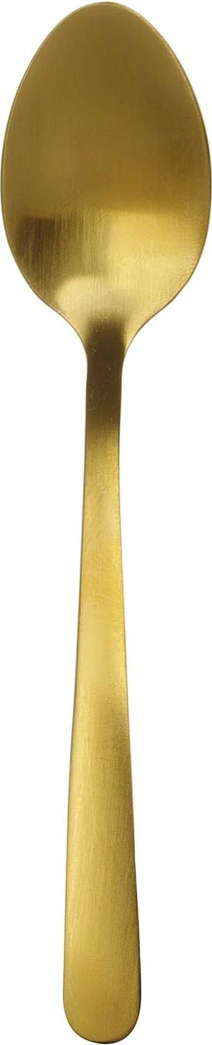 Lugë kafeje OVE Fjord Gold 114 mm, ari, set 12 copë