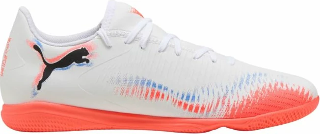 Atlete futbolli Puma për meshkuj, të bardha-portokalli