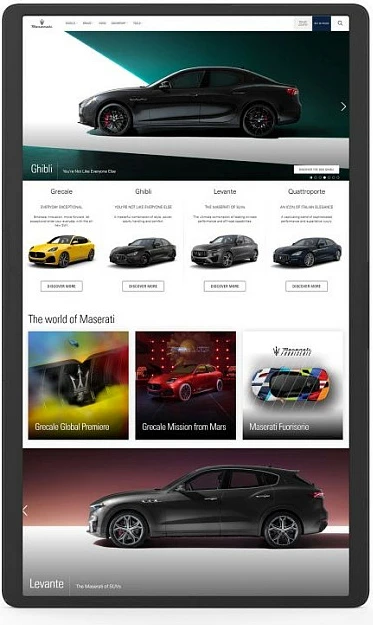 Tablet ALLNET High Performance Display 16 inç, Android 12, RK3588, NFC, PoE, HDMI, e zezë