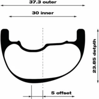 Rrotë para për biçikletë WTB, i30x29''