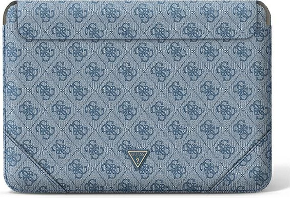 Mbështjellës Guess 4G Uptown Triangle për laptop 13-14", kaltër