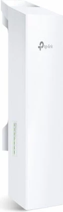 CPE outdoor TP-LINK CPE220 2.4GHz 300Mbps antenë 12dBi PoE IPX5, i bardhë, set me adapter PoE
