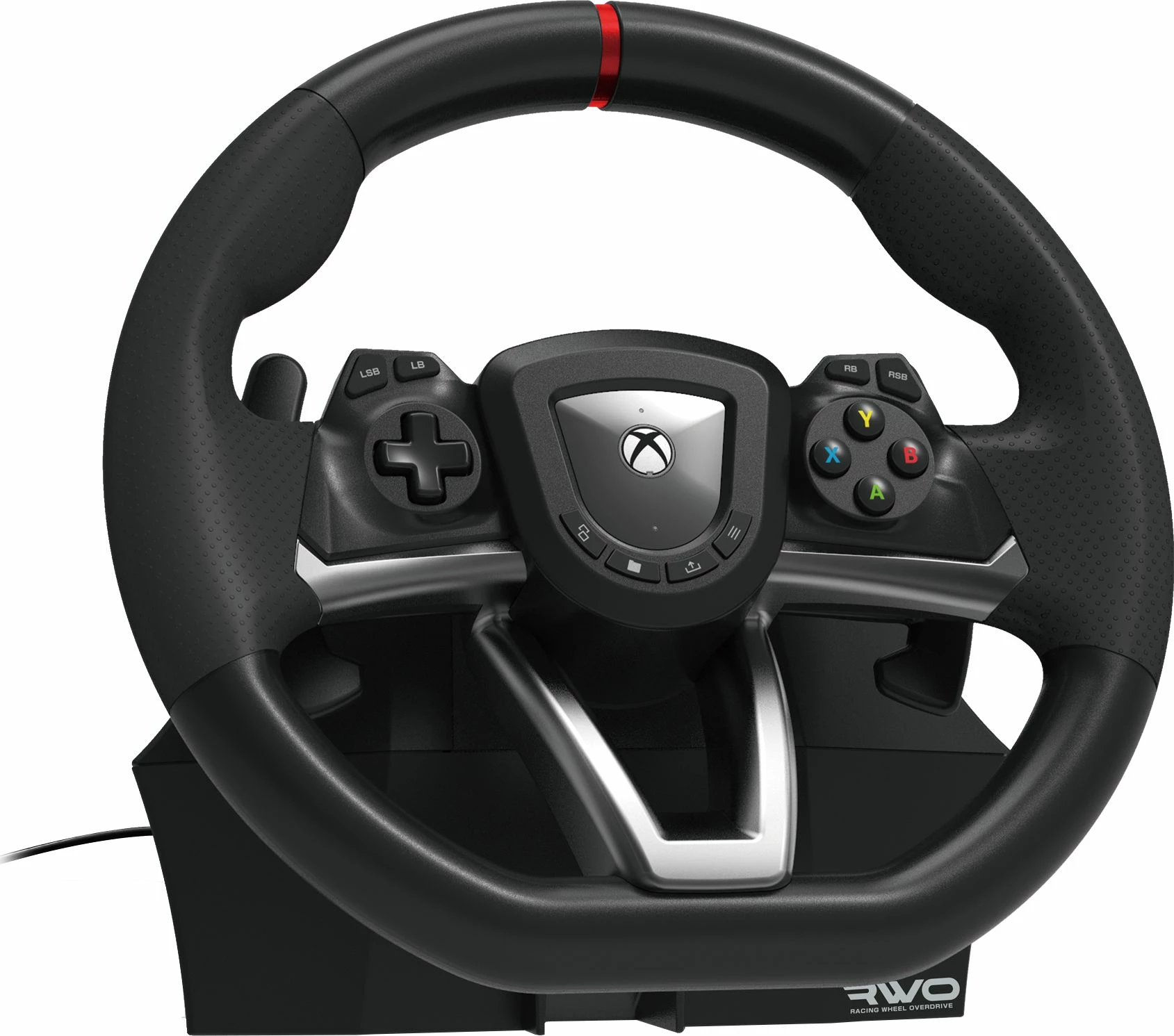 Volan garash Hori Racing Wheel Overdrive AB04-001U, për Xbox Series X/S, 270°/180°, me pedale, me kabllo 3 m, zi