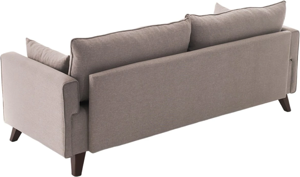 Divan treshe Atelier del Sofa, Bella Sofa për 3 persona, krem