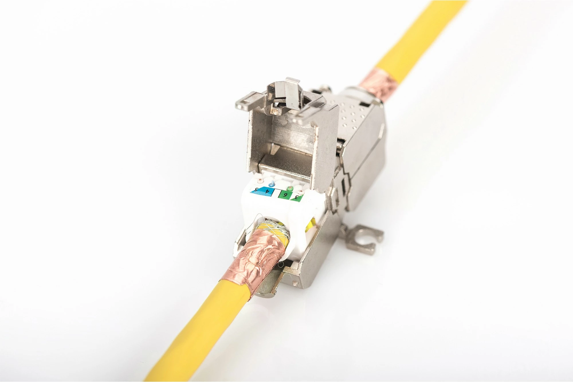 Kabllo rrjeti Digitus Cat.7A S/FTP, 1000m, simplex, B2ca, verdhë