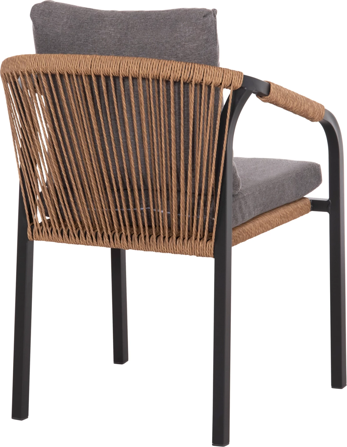 Karrige Maerly FH6051.03 alumini, anthracite, jastëk, P.E. Rattan, 57x60x84H cm