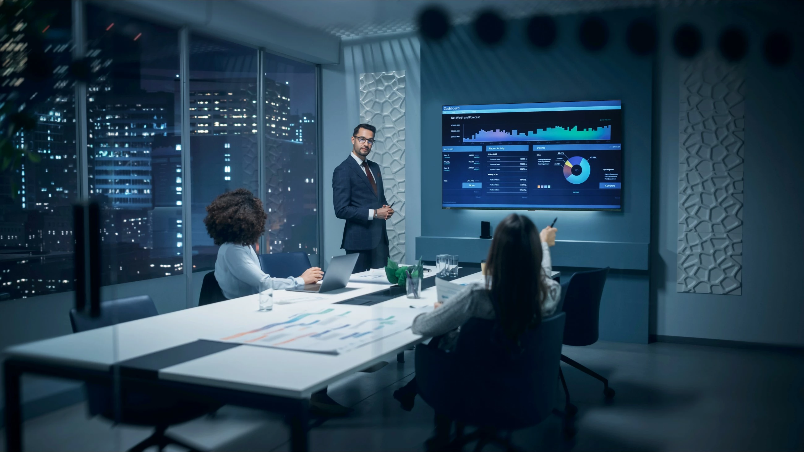 Ekran i madh AVOCOR K Serie AVK-6510, 65 inç, 4K Ultra HD, LED, 32GB, HDMI, USB, Wi-Fi