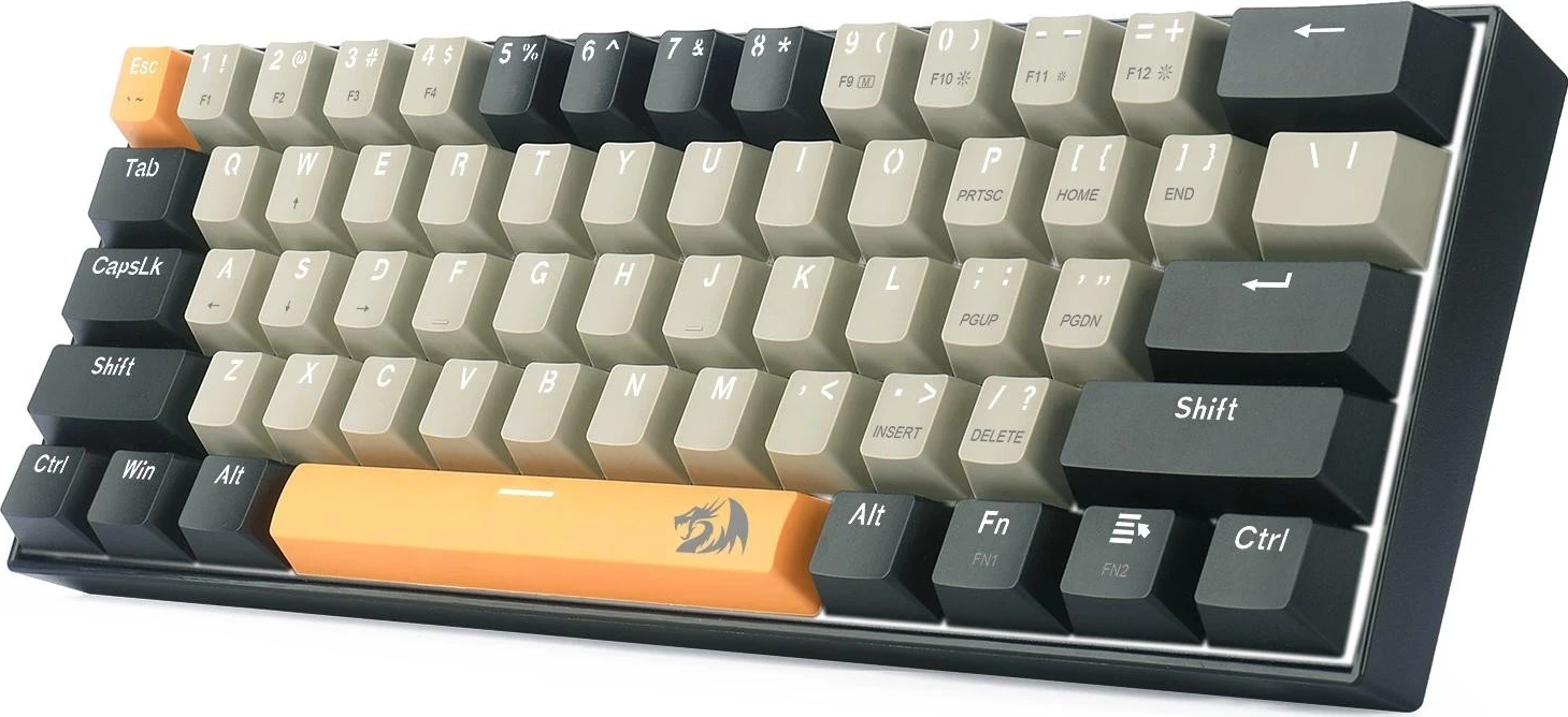 Tastierë Redragon K606 LAKSHMI, me kabllo, 61 taste, kafe