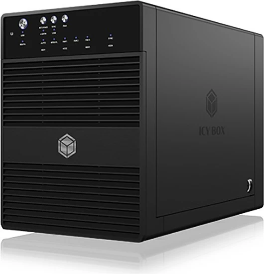 Kuti e jashtme HDD ICY BOX IB-3640SU3, 4x 3.5", USB 3.2 Gen 1, eSATA, e zezë