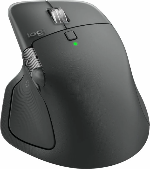 Maus wireless Logitech MX Master 4, 200–8000 DPI, Bluetooth/Logi Bolt, 8 butona, Grafit
