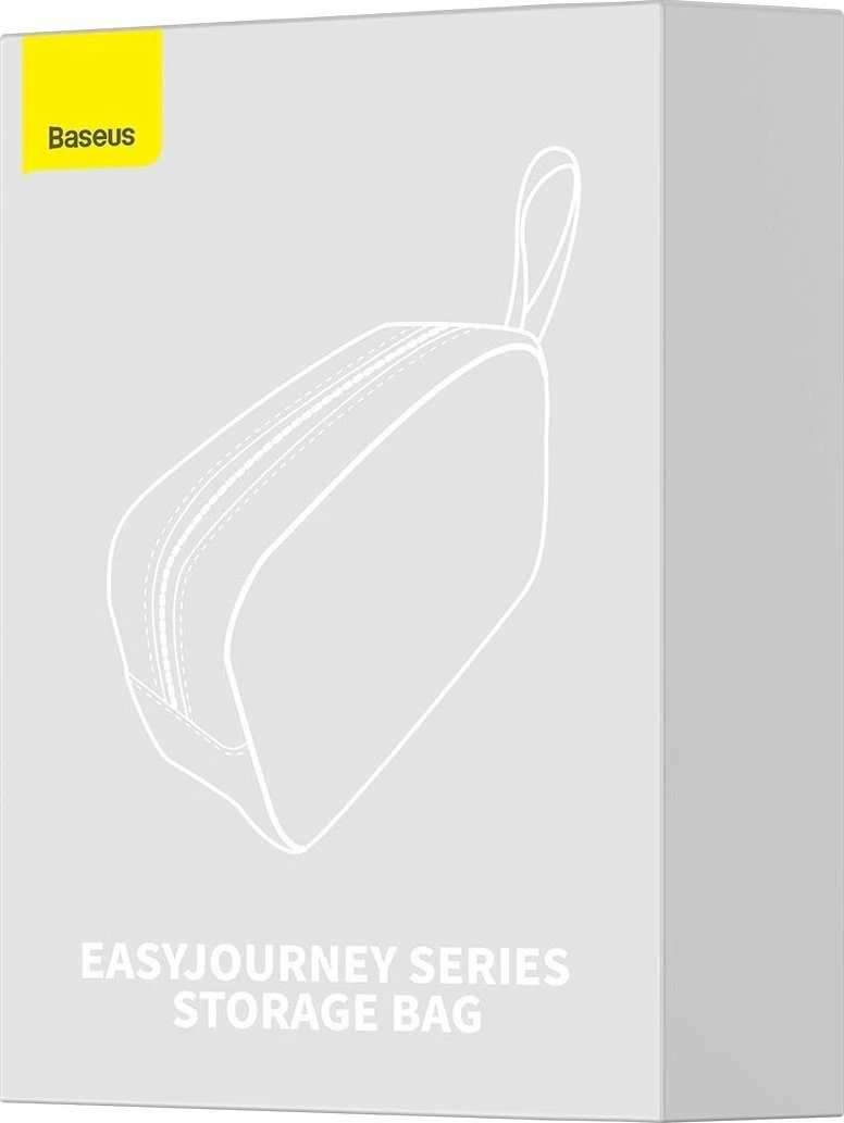 Çantë e vogël Baseus EasyJourney, 17.5 x 11.5 x 6.5 cm, me zinxhir, lëkurë artificiale, gri