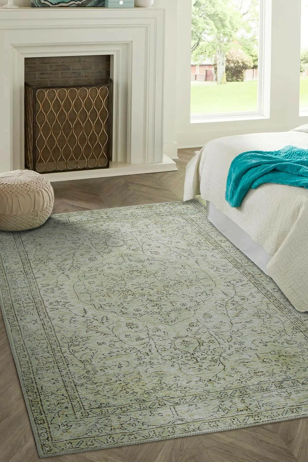 Qilim Conceptum Hypnose, Folk Chenille, jeshil, 210x310cm