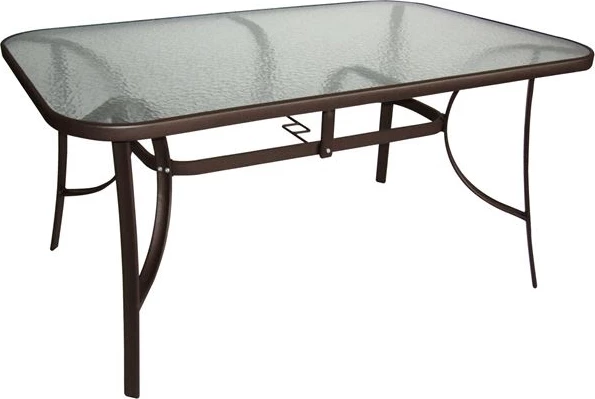 Set kopshti tavolinë & karrige Leon FH5206.02, 7 pjesë, të kafta