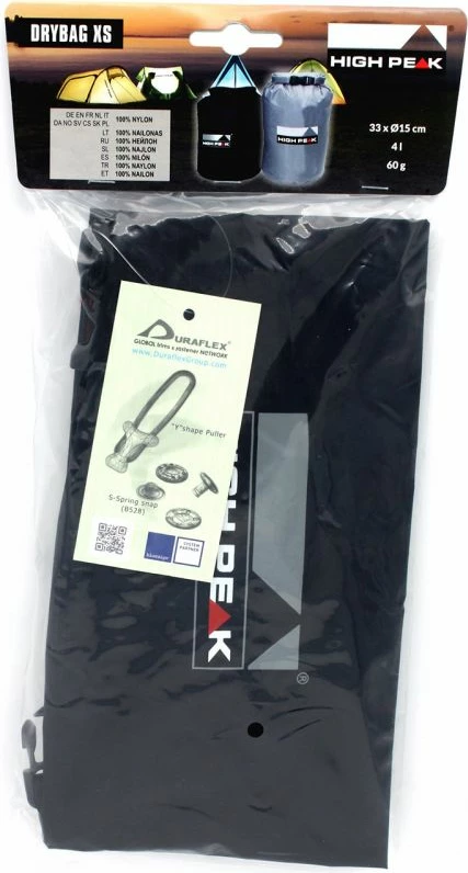 Çantë shpine High Peak, e zezë