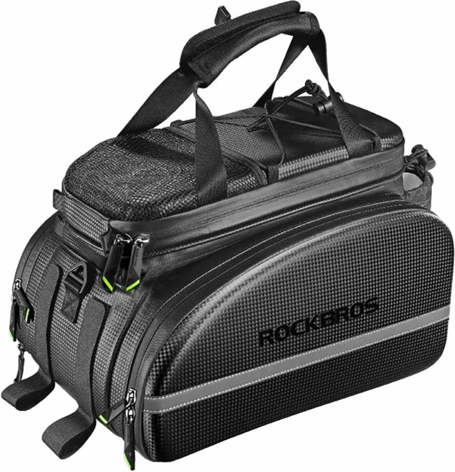 Çantë bagazhi për biçikletë Rockbros A6-6, e zezë, 35L