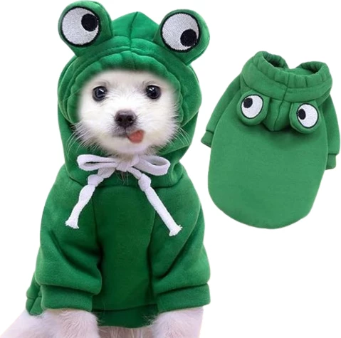 Kostum për kafshë shtëpiake KKS1, me bretkosë, S