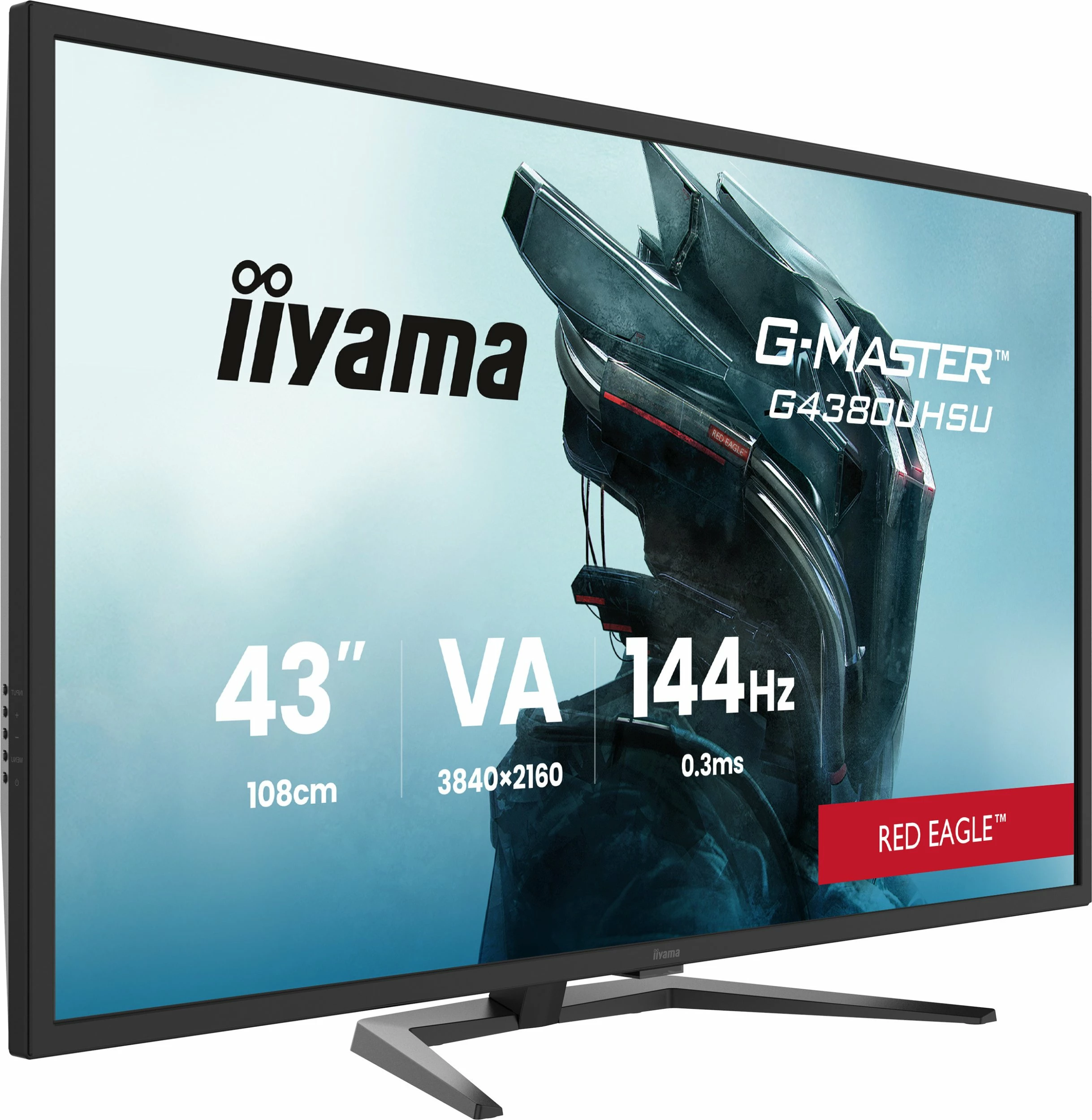 Monitor gaming iiyama G-Master G4380UHSU-B2 43\" 4K UHD 144Hz 0.3ms, i zi
