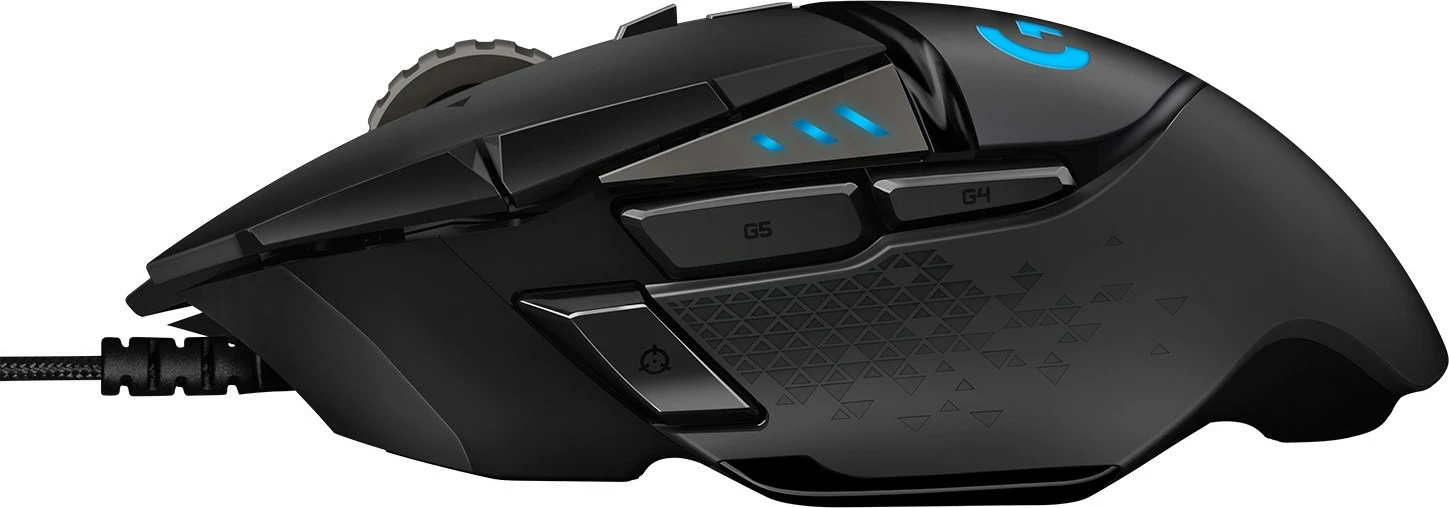 Maus Logitech G G502 HERO, 25600 DPI, USB, i zi
