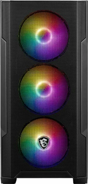 MSI MAG FORGE M100A, Micro ATX Tower, 4x Auto-RGB Fan, USB 3.2, GPU 300mm, Black