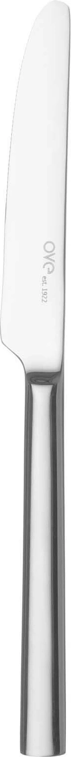 Thikë tavoline OVE Garda 220 mm, çelik inox 18/10, set 12 copë, e argjendtë